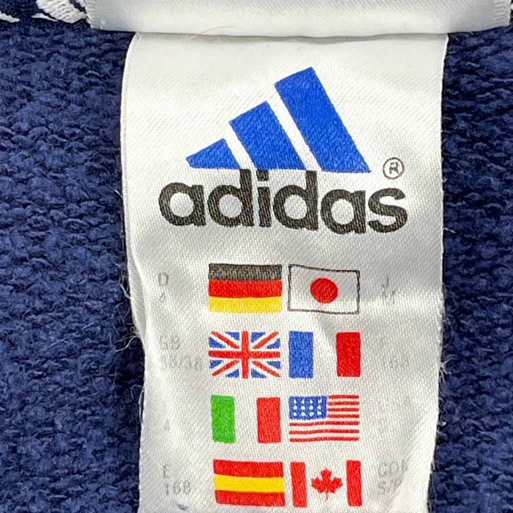 Adidas Sweatshirt - Large Blue Cotton - Image 3