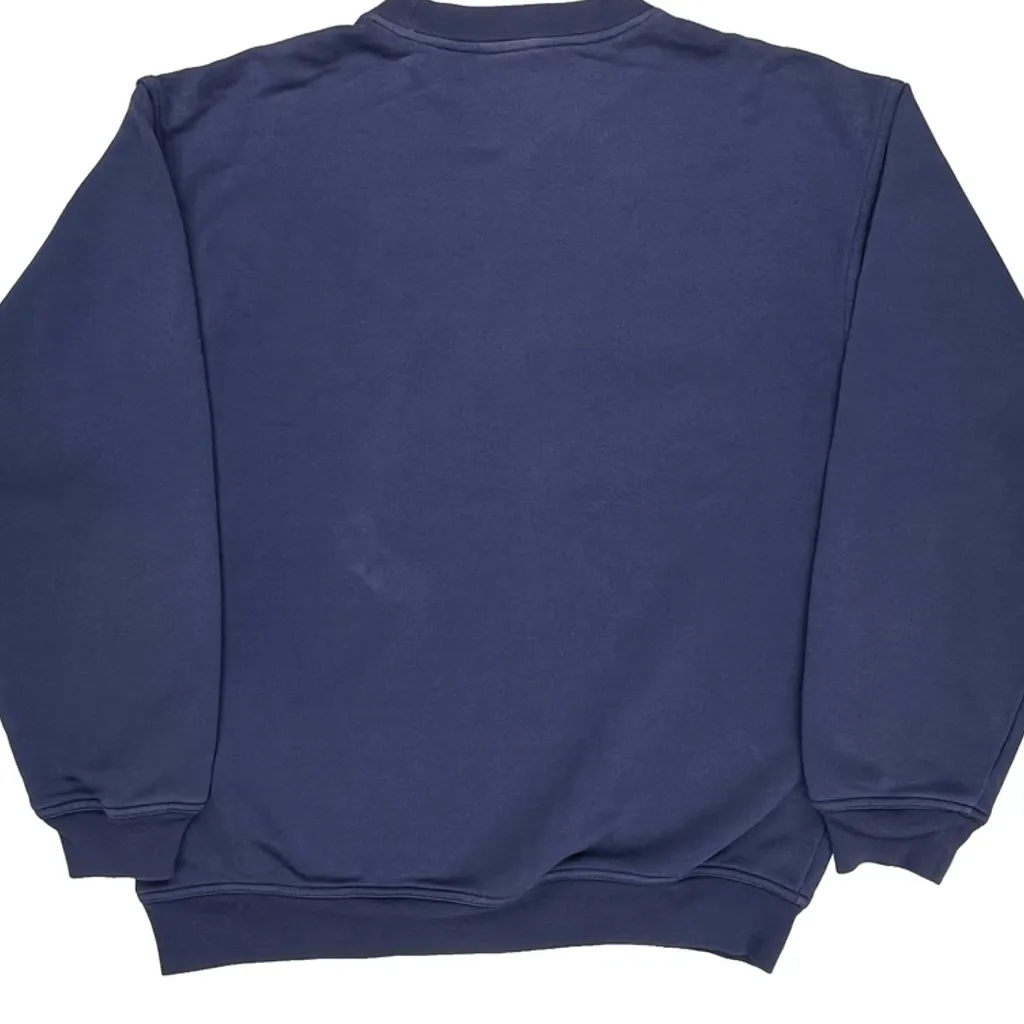 Adidas Sweatshirt - Large Blue Cotton - Image 6