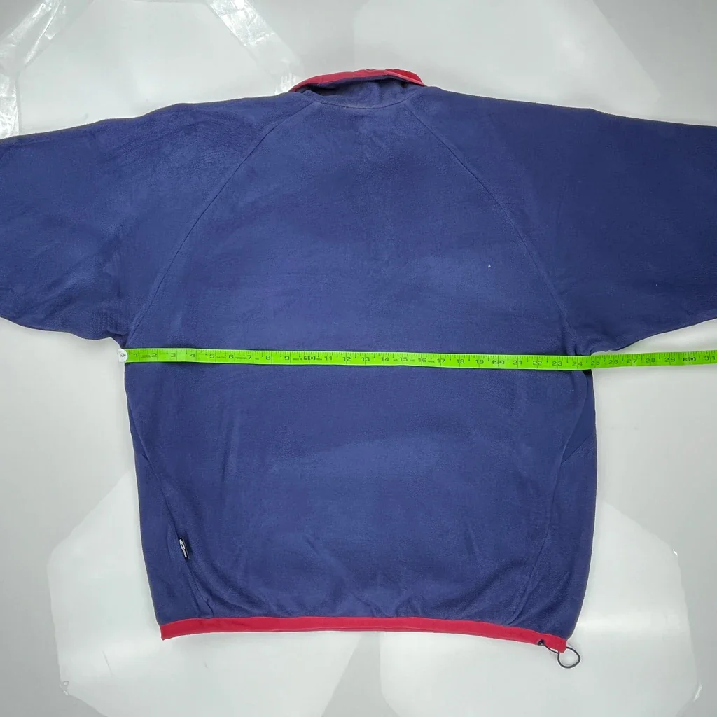 Adidas Reversible Fleece - XL Blue Polyester - Image 3