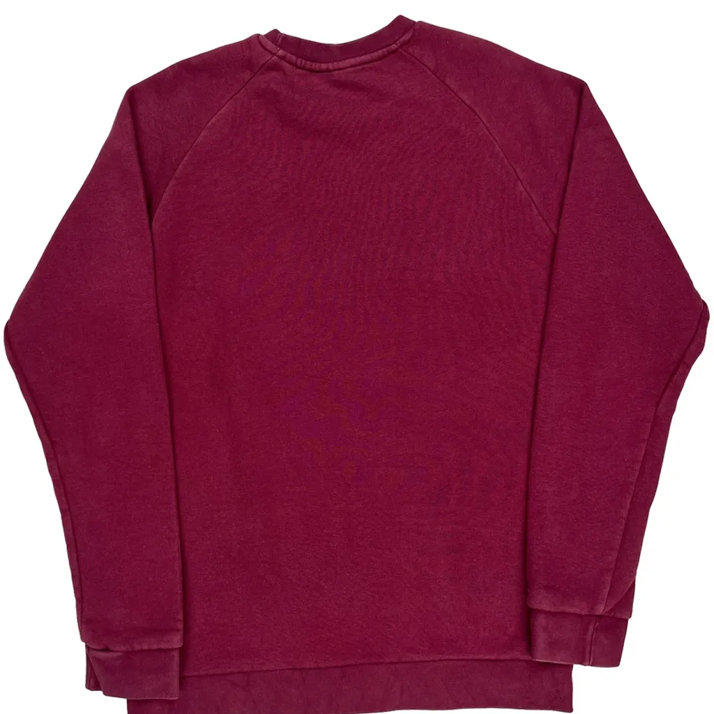 Adidas Sweatshirt - Medium Burgundy Cotton - Image 7