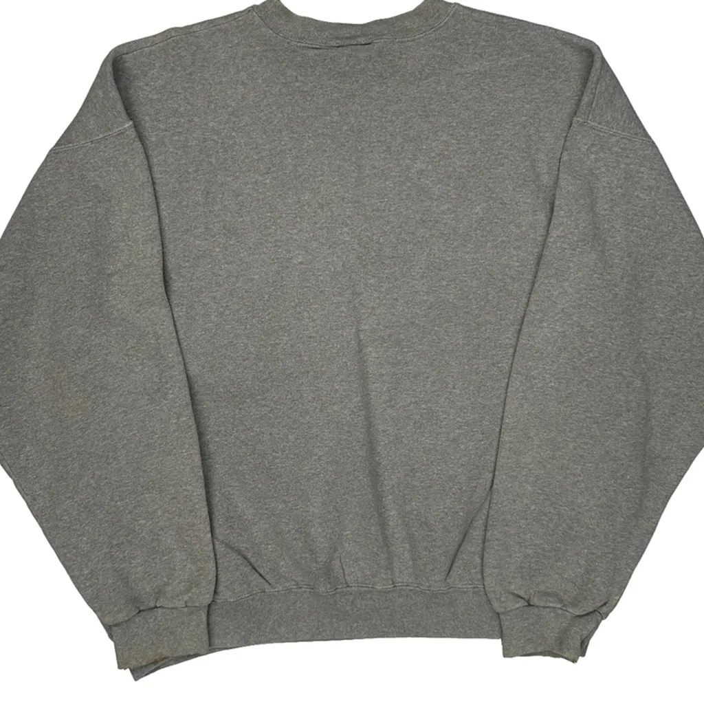 Adidas Sweatshirt - Large Gray Cotton - Image 7
