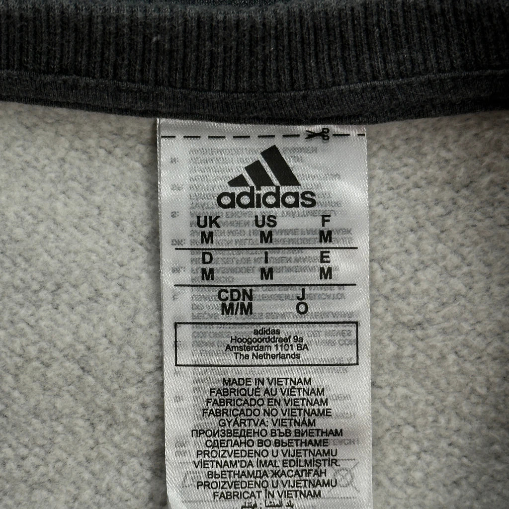 Adidas Sweatshirt - Medium Grey Cotton Blend - Image 3