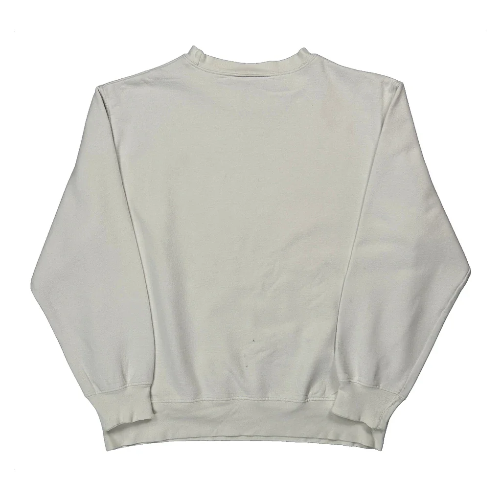 Adidas Sweatshirt - Medium White Cotton - Image 2