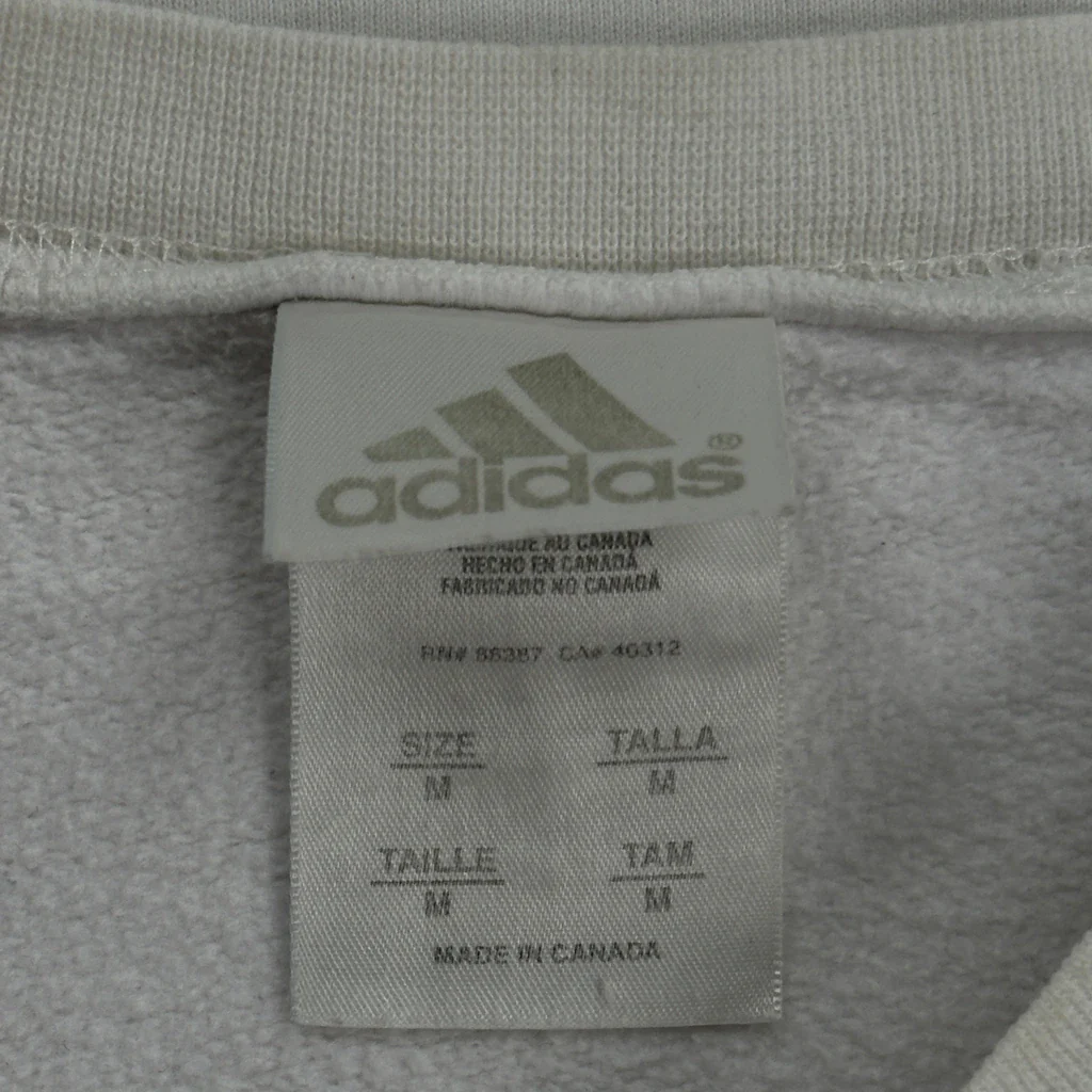Adidas Sweatshirt - Medium White Cotton - Image 3