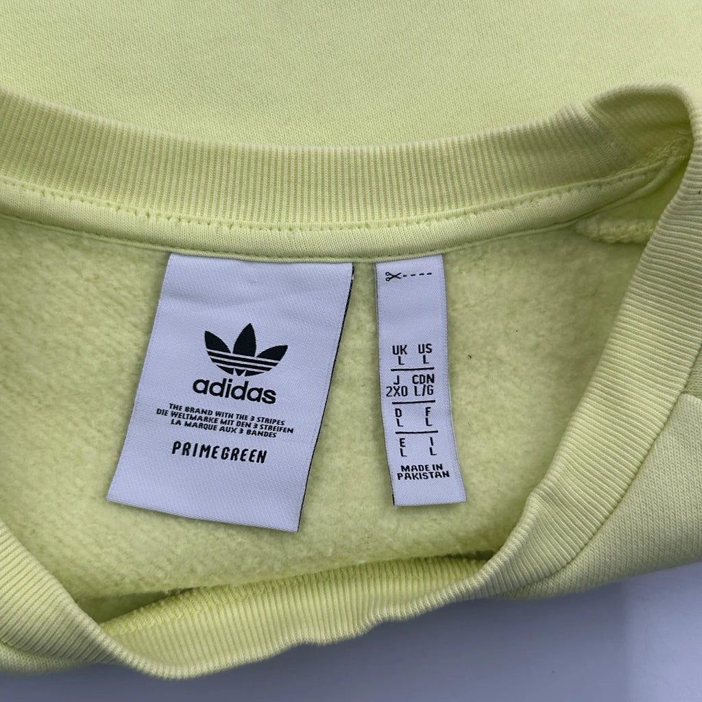 Adidas Sweatshirt - Large Yellow Cotton - Image 3