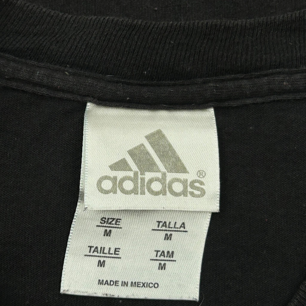 Adidas T-Shirt - Medium Black Cotton - Image 3