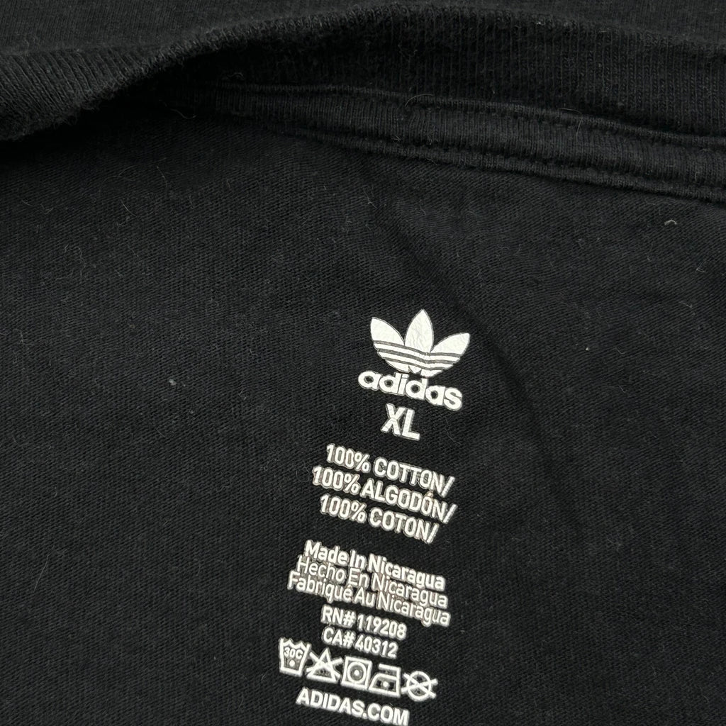 Adidas Graphic T-Shirt - XL Black Cotton - Image 3