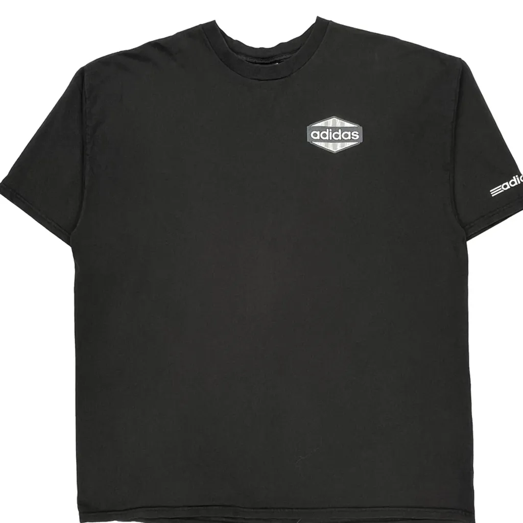 Adidas T-Shirt - XL Black Cotton - Image 5