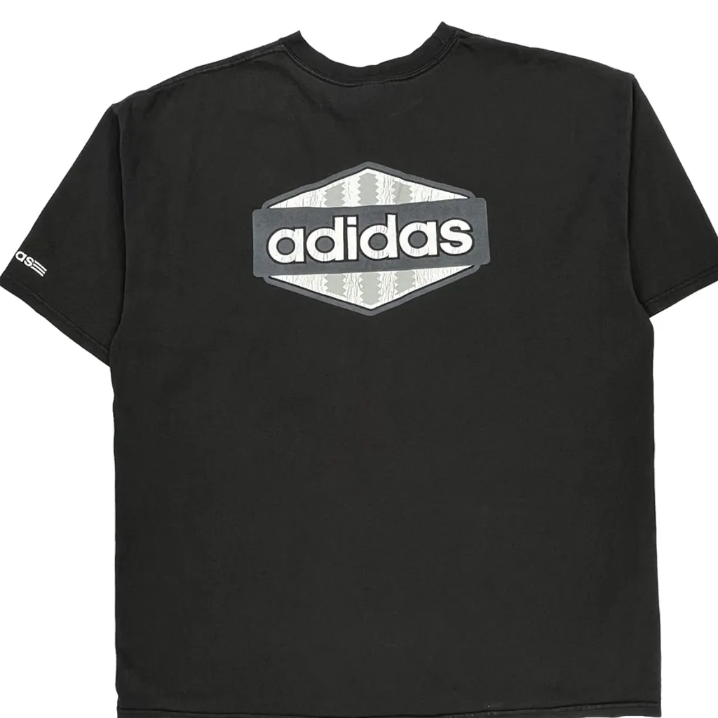 Adidas T-Shirt - XL Black Cotton - Image 7