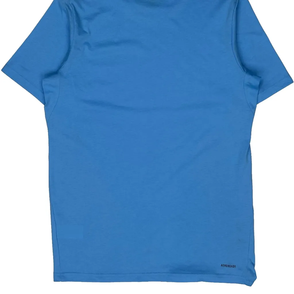 Adidas T-Shirt - Medium Blue Cotton - Image 7