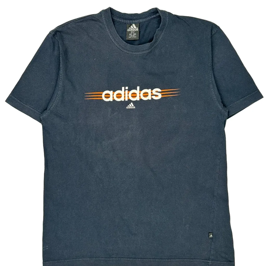 Adidas T-Shirt - Small Blue Cotton - Image 5
