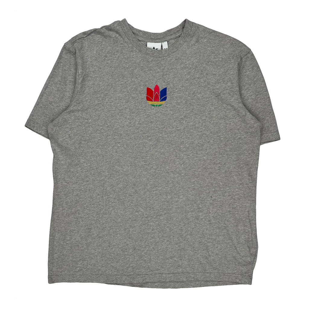 Adidas T-Shirt - XL Gray Cotton