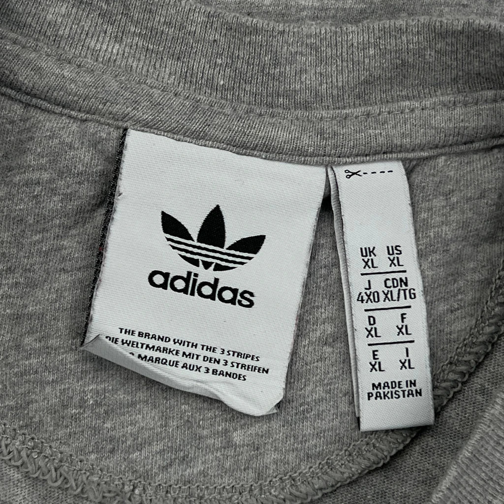 Adidas T-Shirt - XL Gray Cotton - Image 3