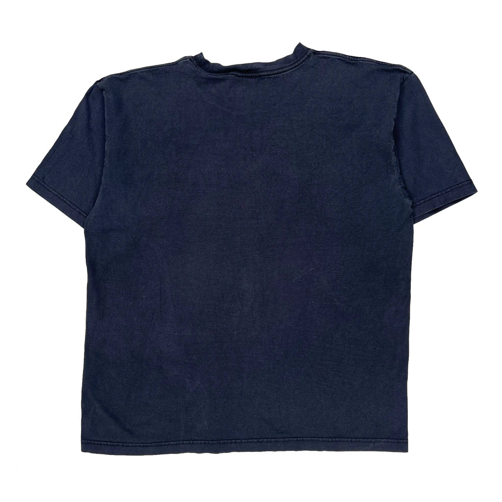Adidas T-Shirt - Large Navy Cotton - Image 2