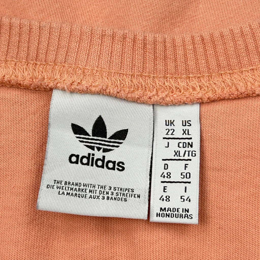 Adidas T-Shirt - XL Orange Cotton - Image 3