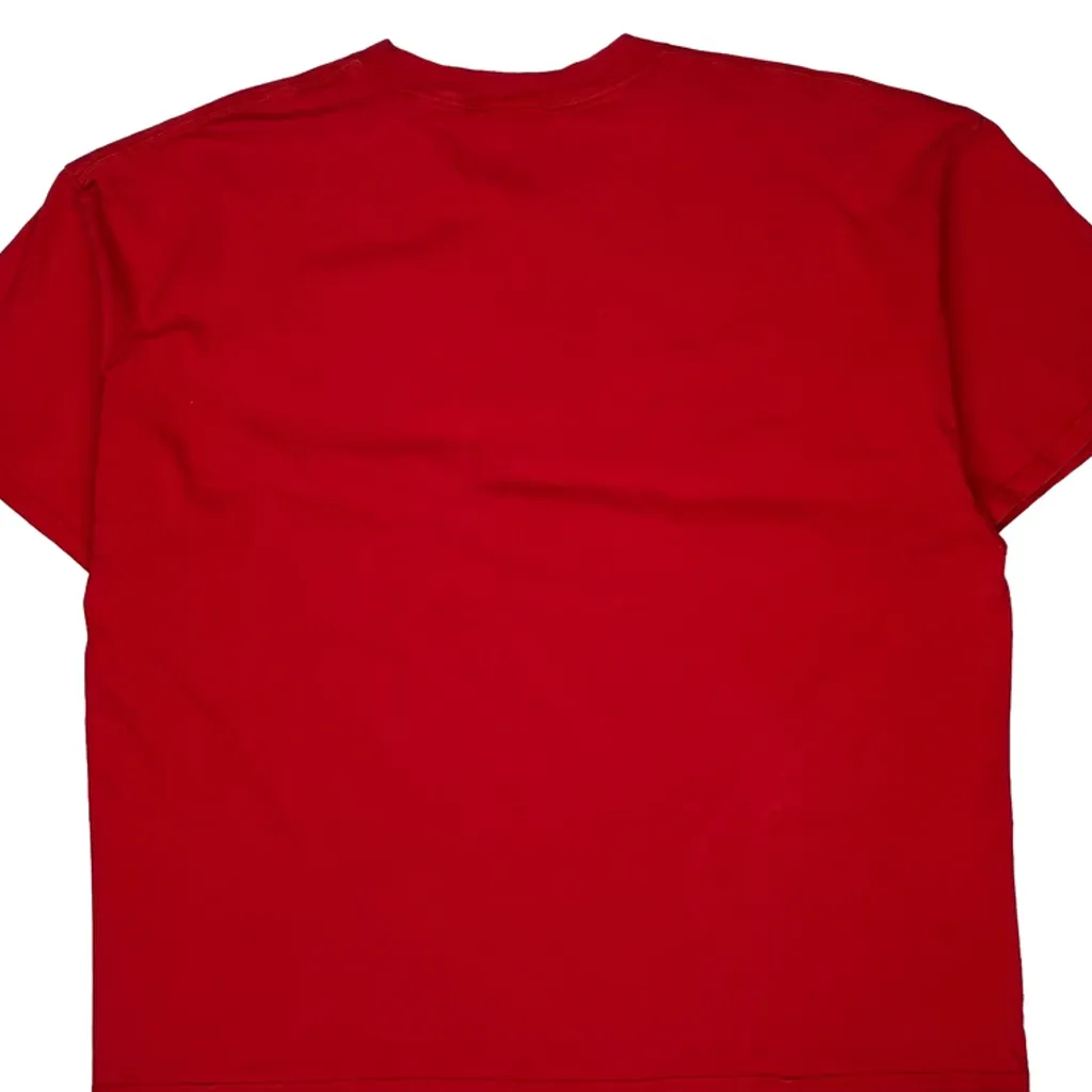 Adidas T-Shirt - 2XL Red Cotton - Image 7