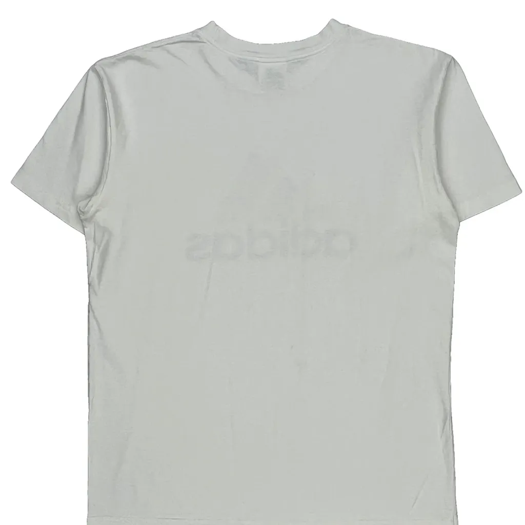 Adidas T-Shirt - Large White Cotton - Image 7