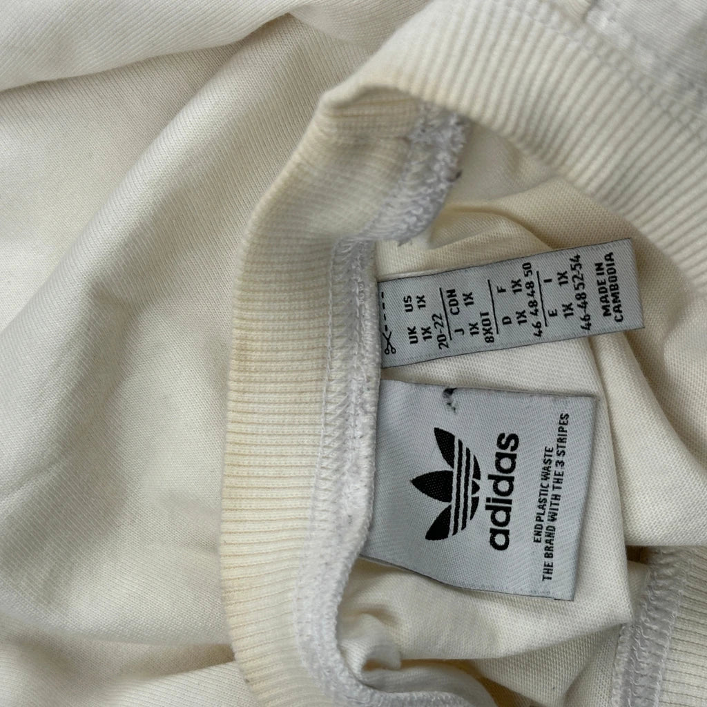 Adidas T-Shirt - 2XL White Cotton - Image 3