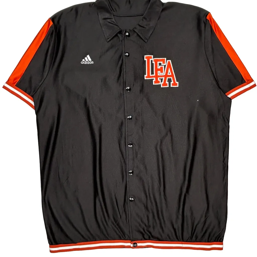 Adidas Track Jacket - XL Black Polyester - Image 4