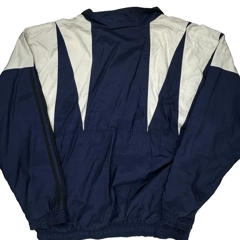 Adidas Oversized Track Jacket - Large Blue Nylon - Image 7