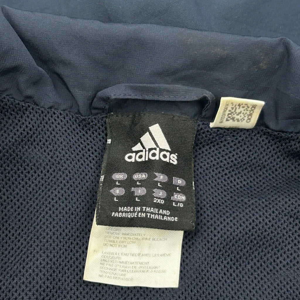 Adidas Track Jacket - Large Navy Polyester - Image 3