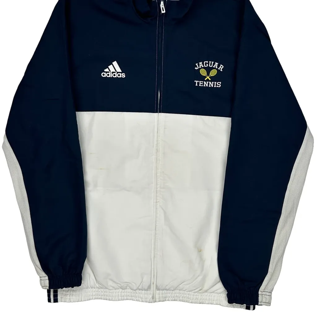 Adidas Track Jacket - Medium Navy Polyester - Image 5