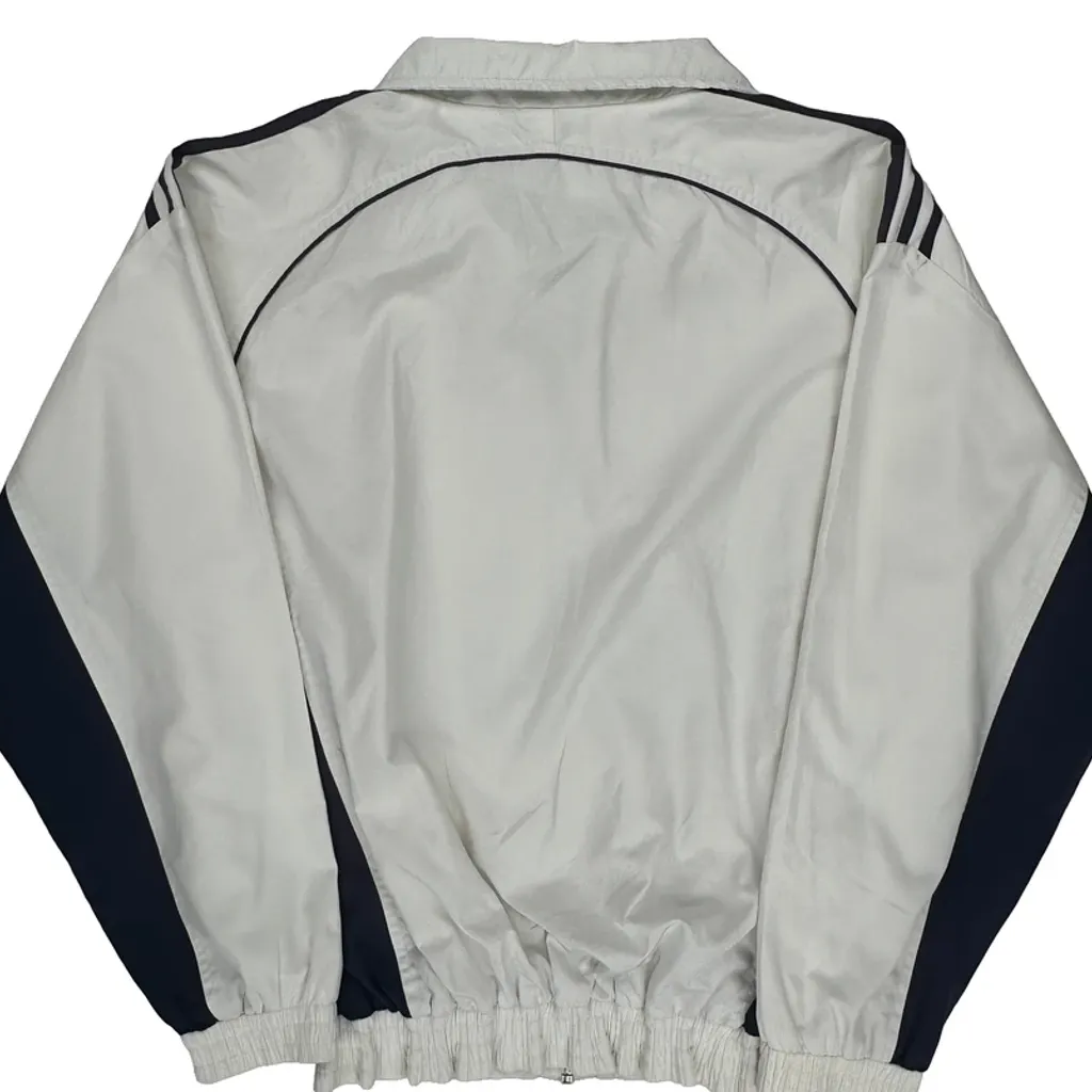 Adidas Track Jacket - Medium White Polyester - Image 6