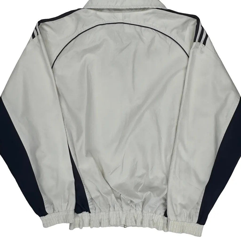 Adidas Track Jacket - Medium White Polyester - Image 7