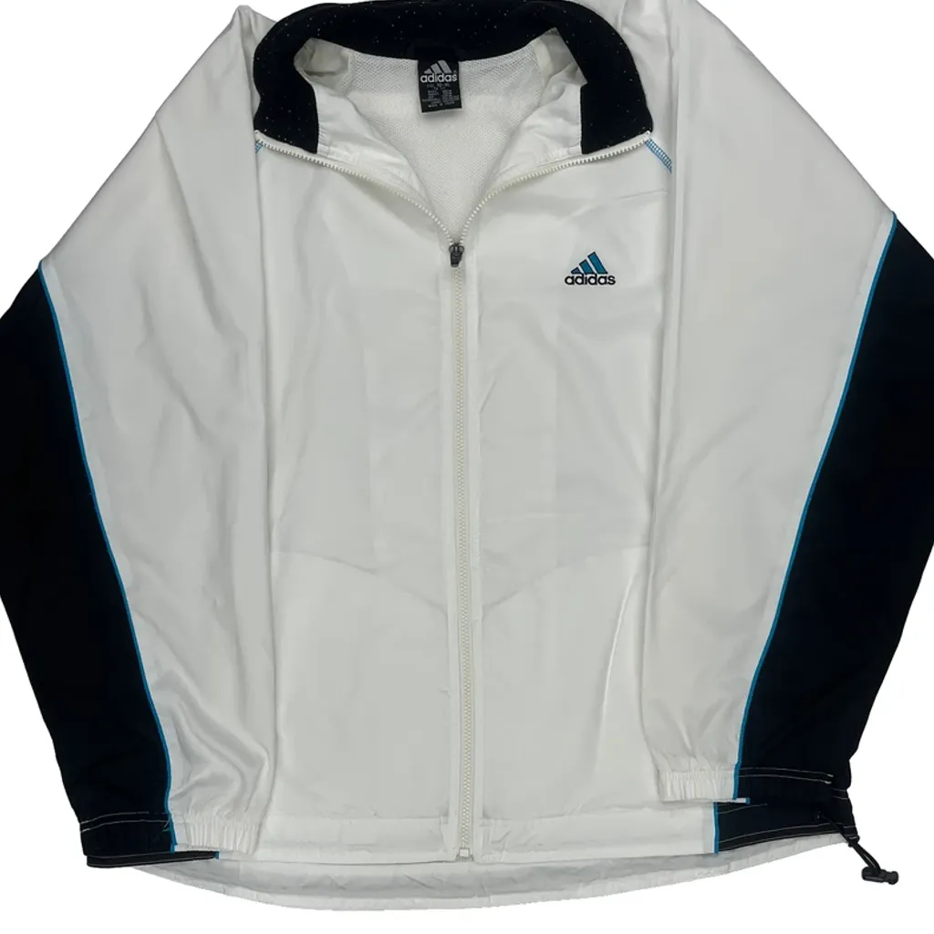 Adidas Track Jacket - XL White Polyester - Image 5