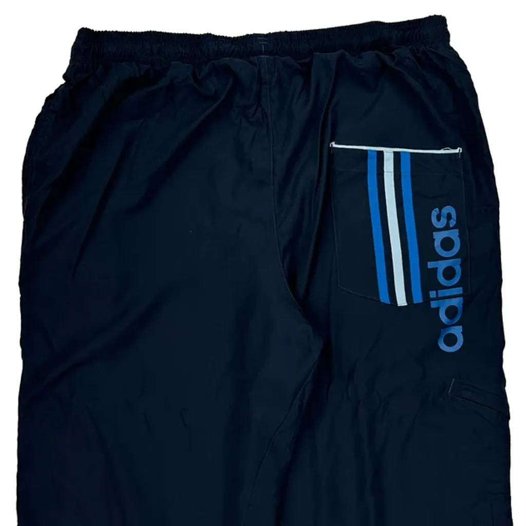 Adidas Track Pants - Large Black Polyester - Image 6