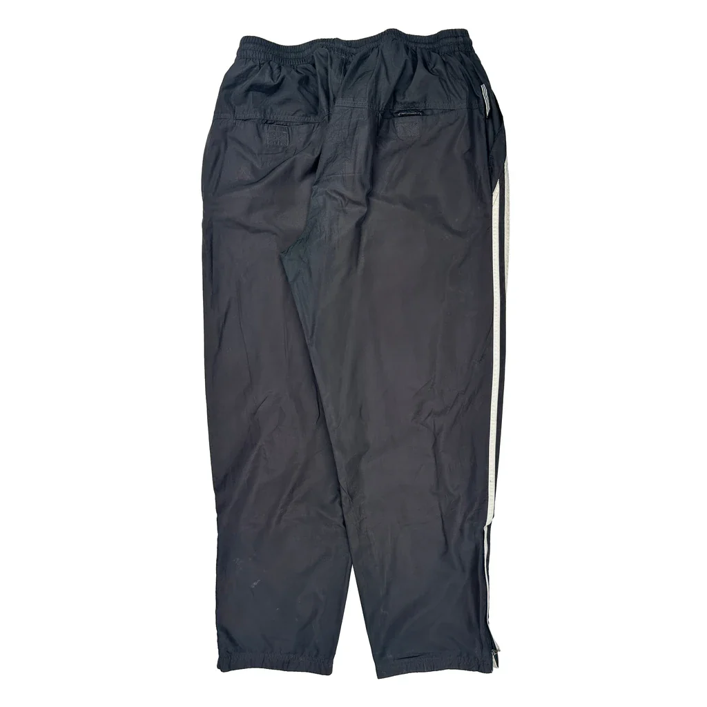 Adidas Track Pants - Large Black Polyester - Image 2