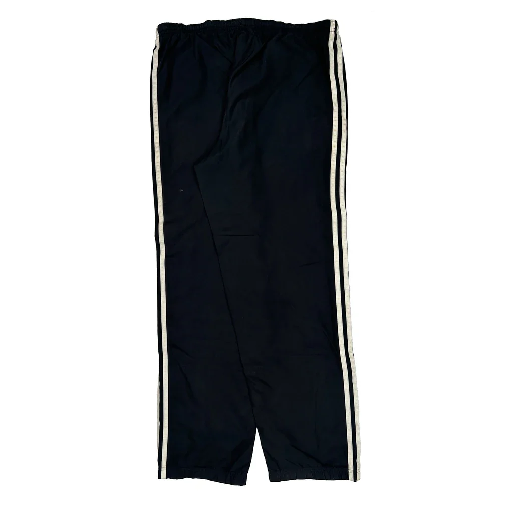 Adidas Track Pants - Large Black Polyester - Image 2