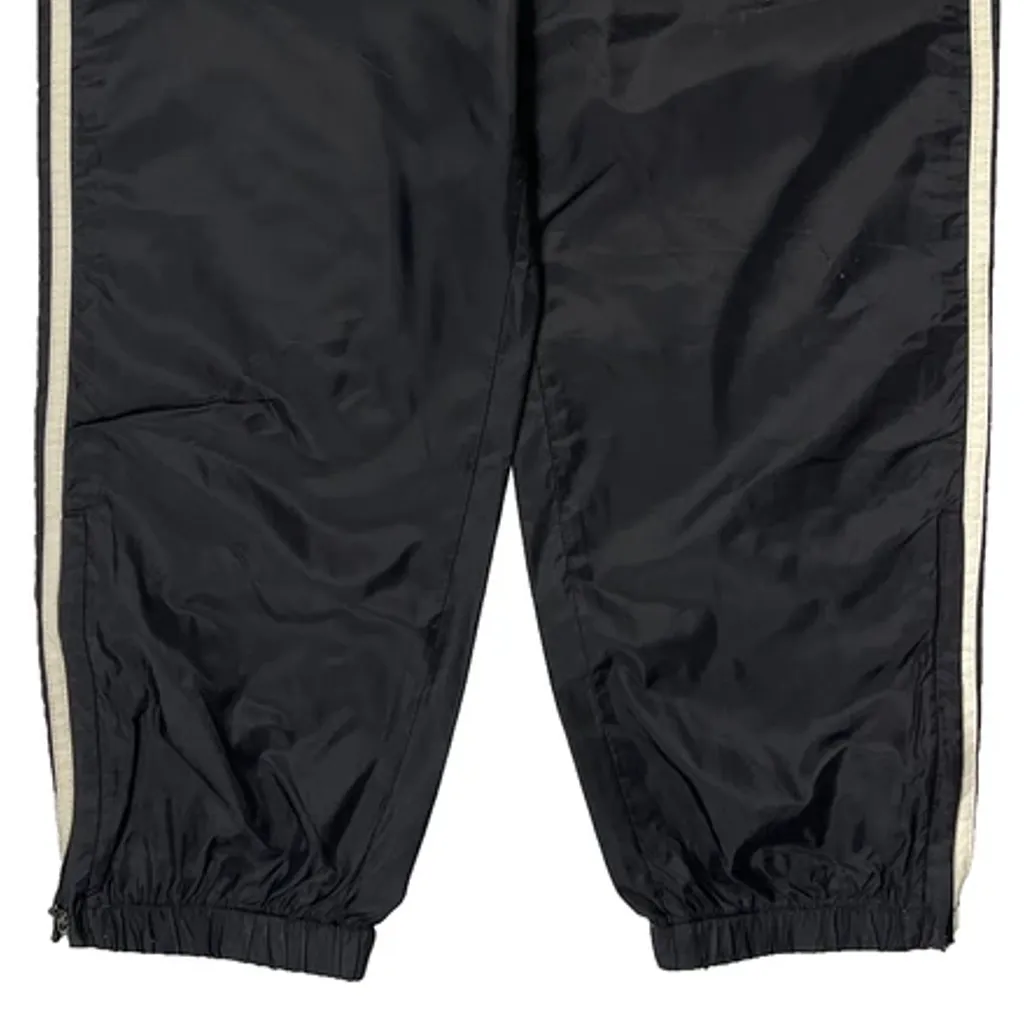 Adidas Track Pants - Medium Black Nylon - Image 4