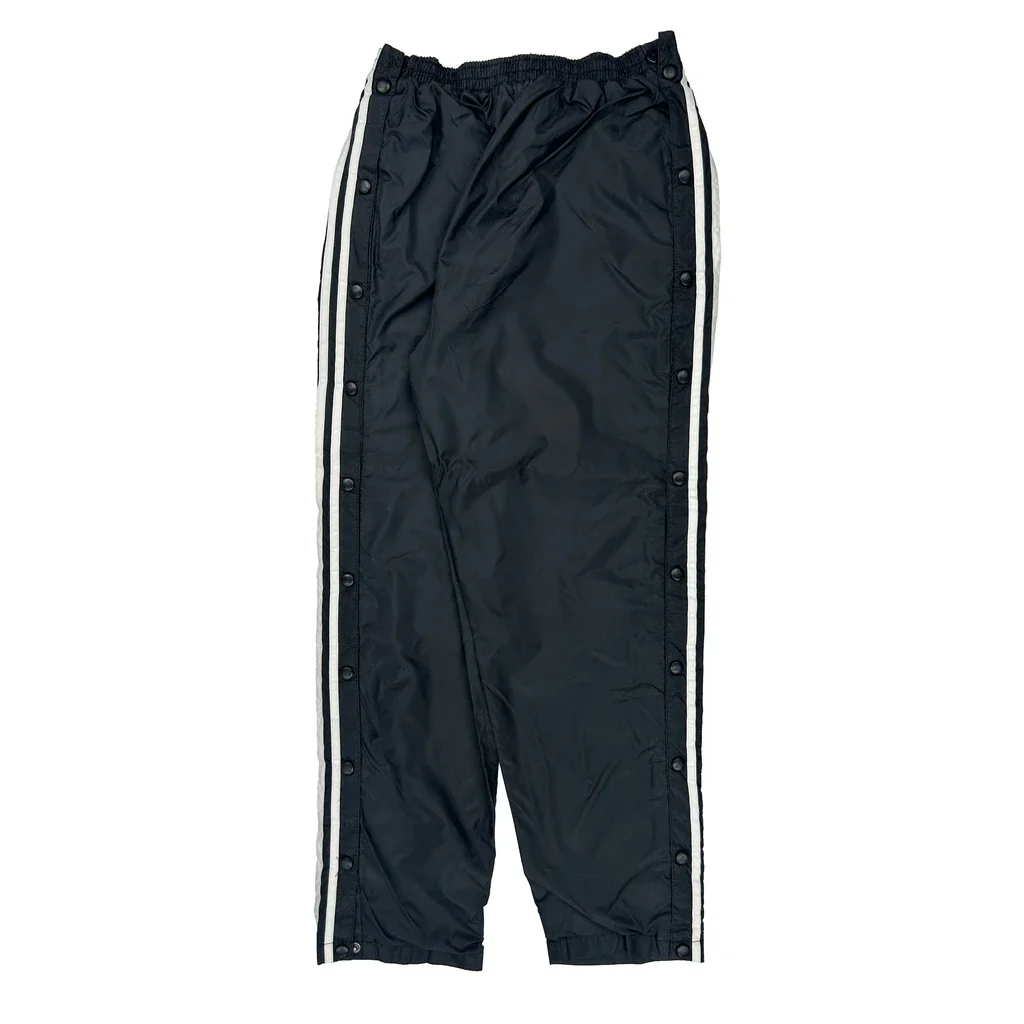 Adidas Track Pants - Medium Black Polyester - Image 2