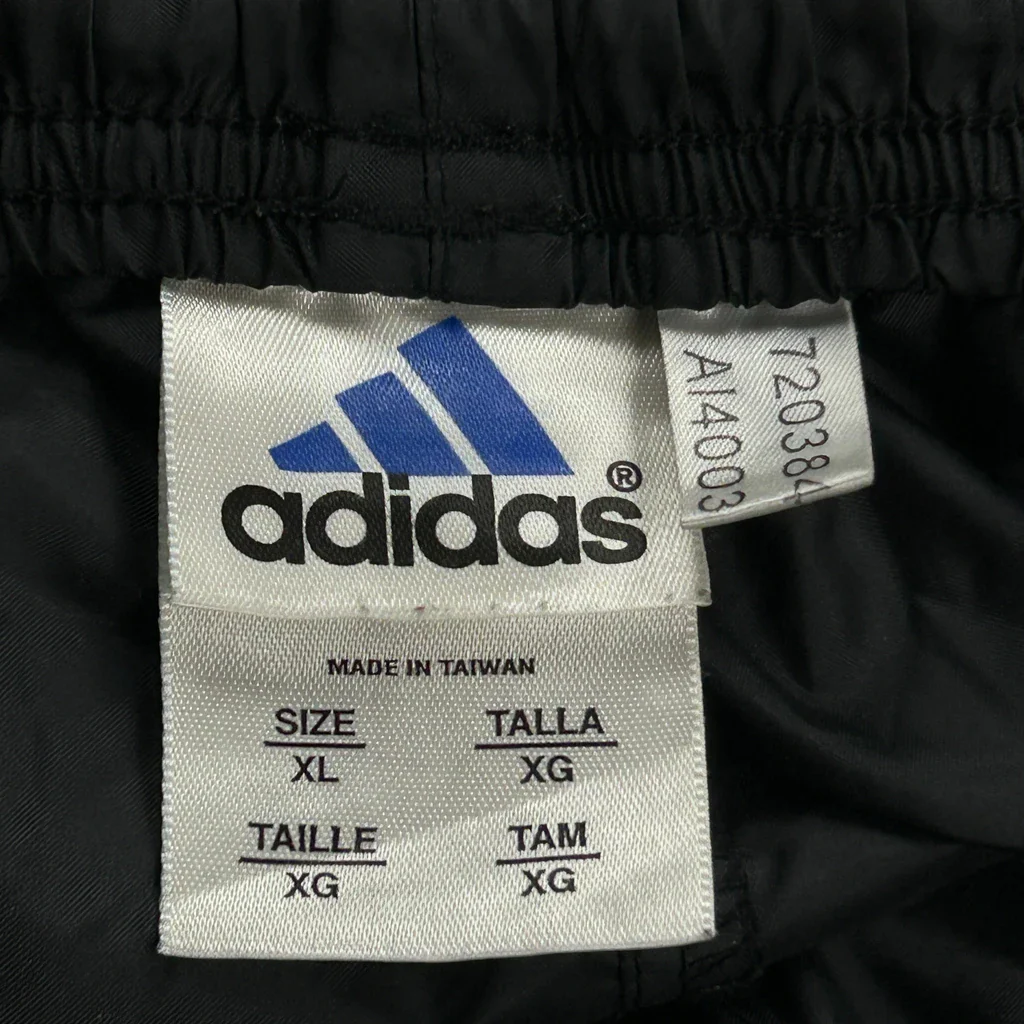 Adidas Track Pants - XL Black Polyester - Image 3