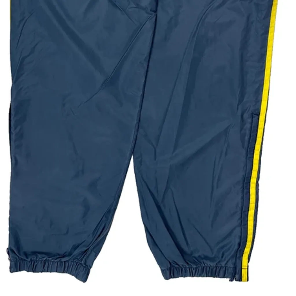 Adidas Striped Track Pants - Large Blue Polyester - Image 7