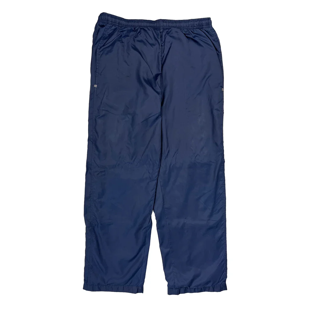 Adidas Track Pants - Medium Blue Polyester
