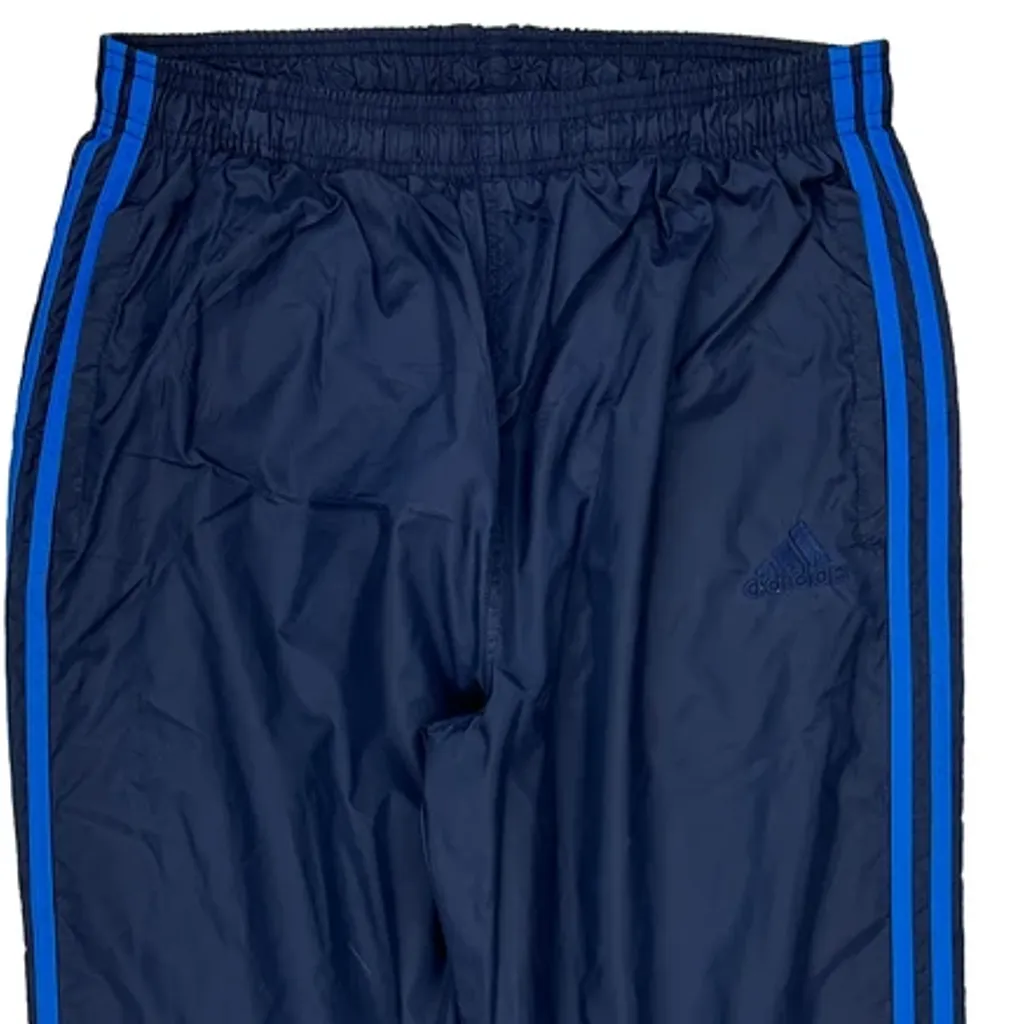 Adidas Track Pants - Small Blue Polyester - Image 4