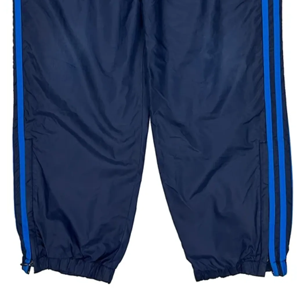 Adidas Track Pants - Small Blue Polyester - Image 5