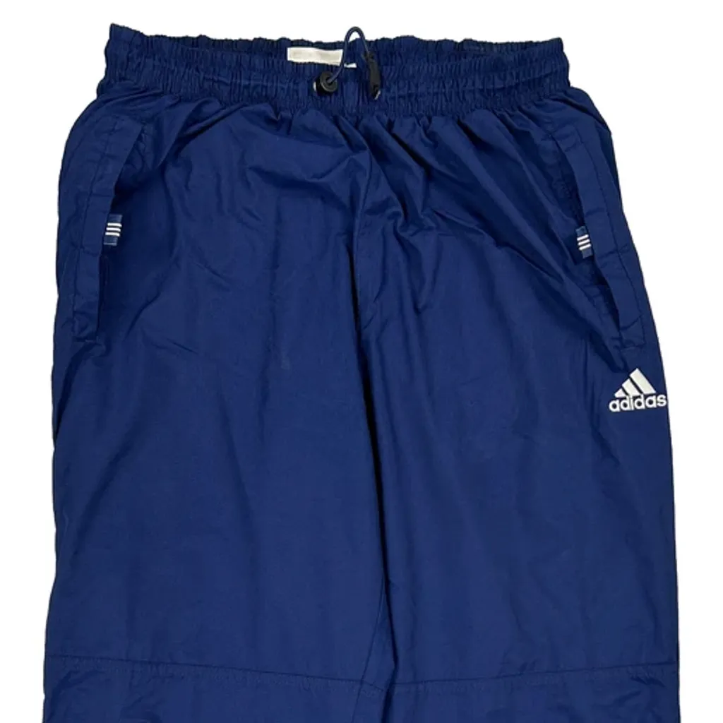 Adidas Track Pants - Small Blue Polyester - Image 4