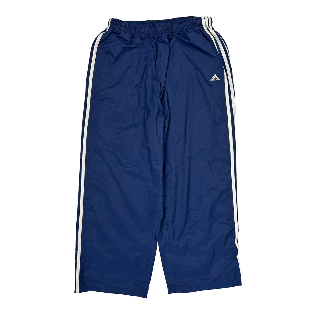 Adidas Track Pants - XL Blue Polyester