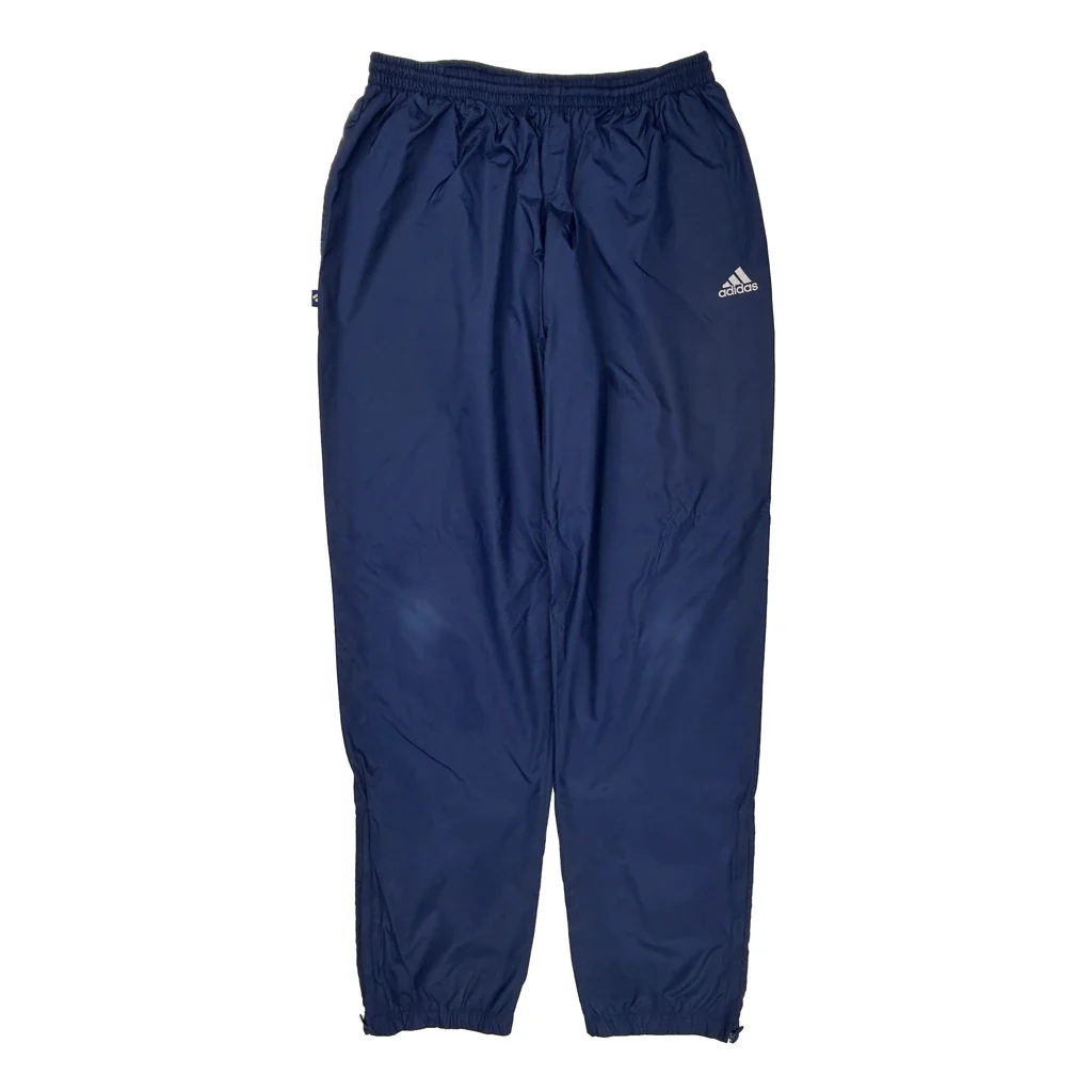 Adidas Track Pants - XL Blue Polyester