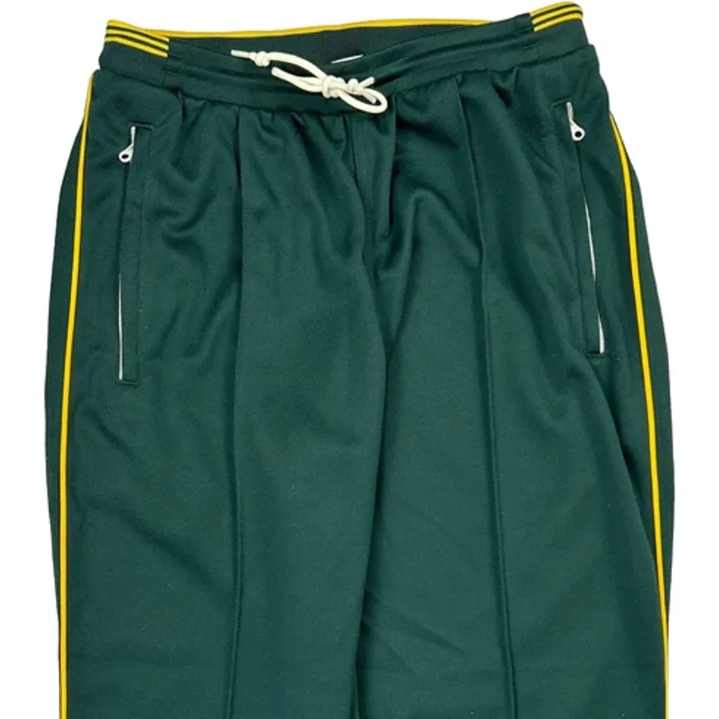 Adidas Track Pants - Medium Green Polyester - Image 4