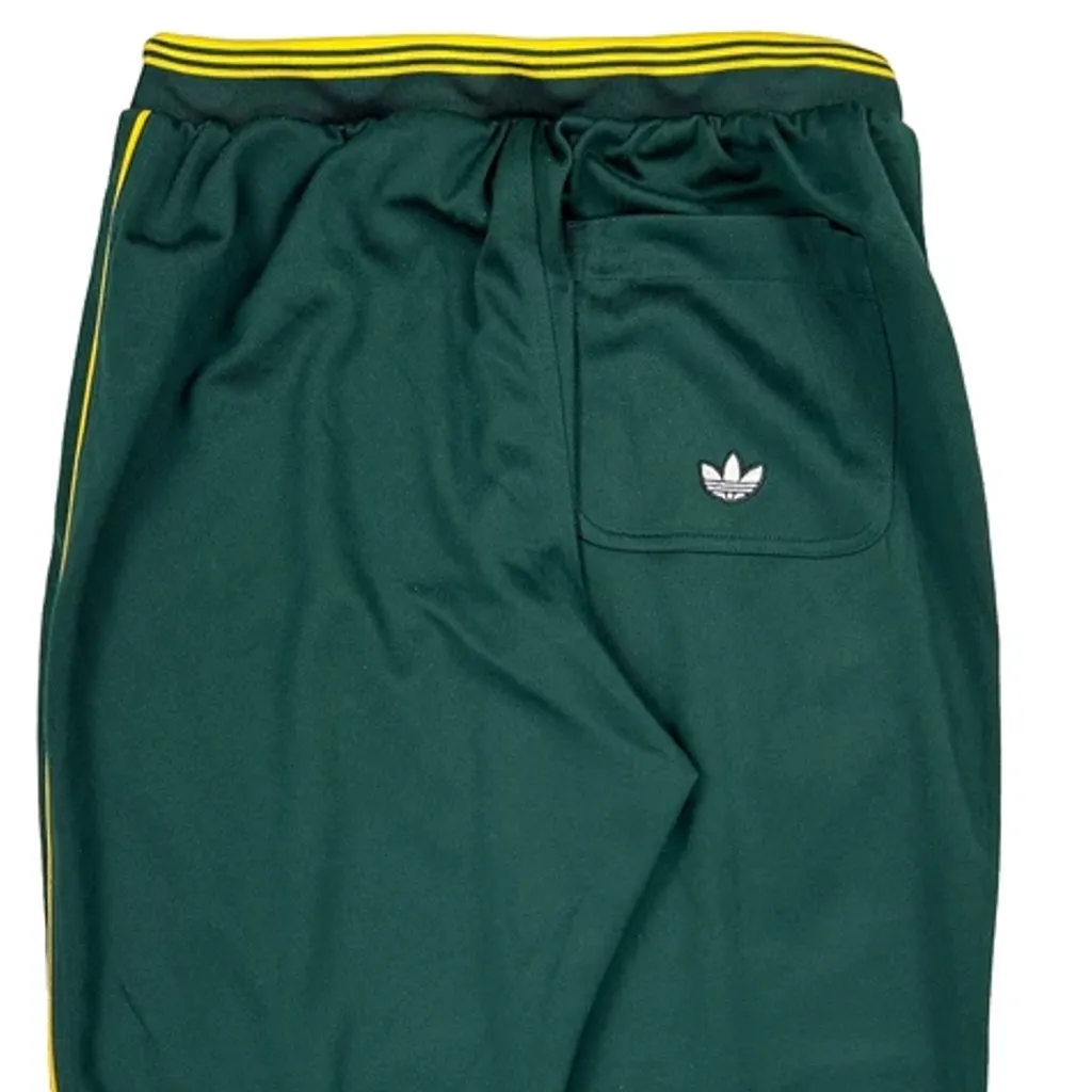 Adidas Track Pants - Medium Green Polyester - Image 7