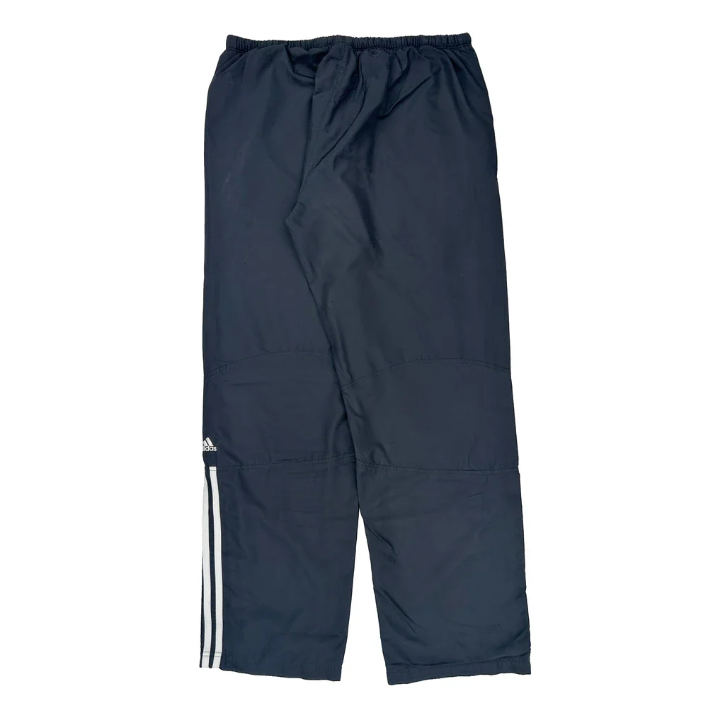 Adidas Track Pants - Medium Navy Polyester - Image 2