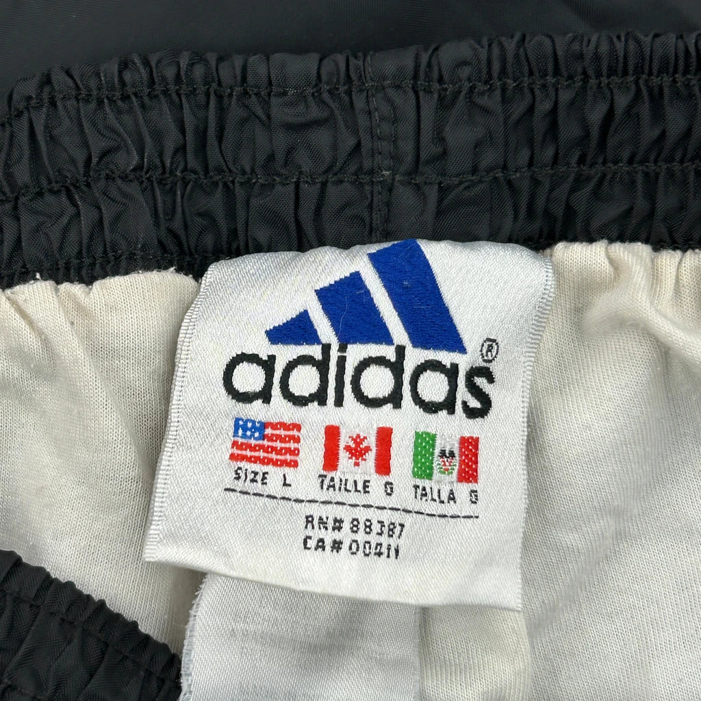 Adidas Track Pants - Large White Polyester - Image 3