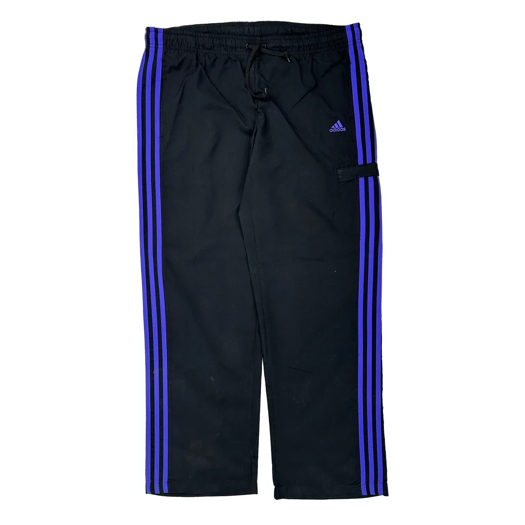 Adidas Track Pants - Medium Black Polyester
