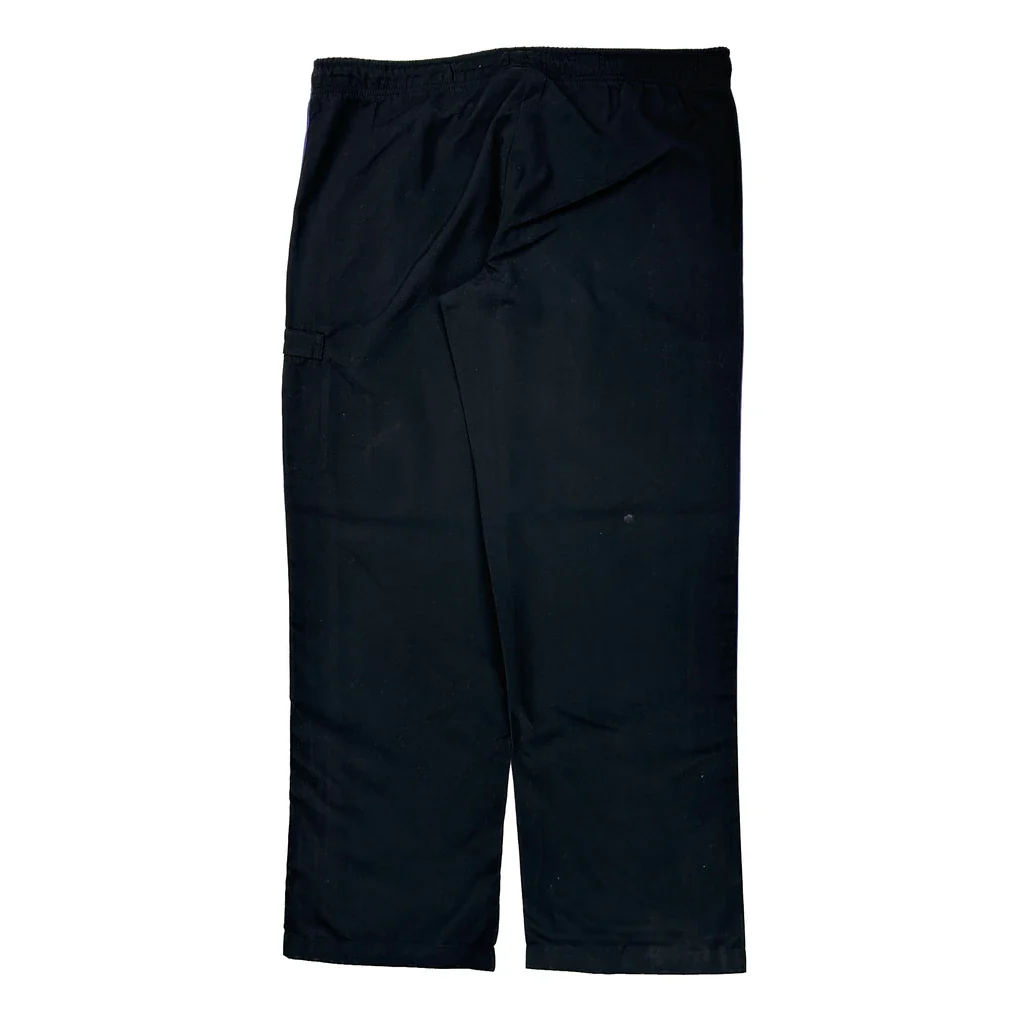Adidas Track Pants - Medium Black Polyester - Image 2