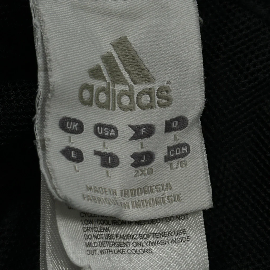 Adidas Tracksuit - Large Black Polyester - Image 3