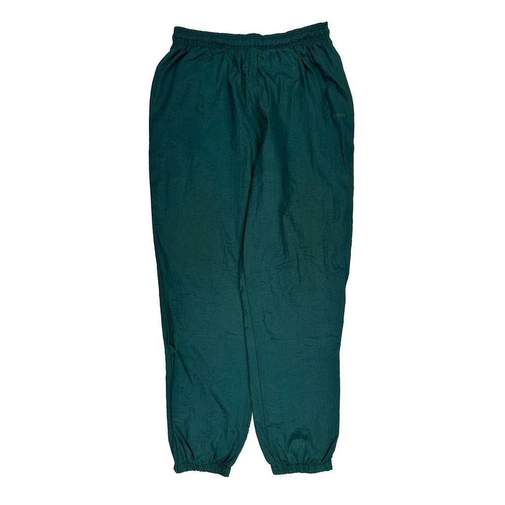 Adidas Tracksuit - Large Green Nylon